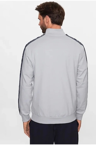 Guess Full Zıp New Arlo Sweatshırt Gri