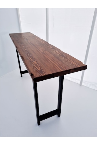 Bintaşmobilya Kütük Bar Masası 200X50.Cm