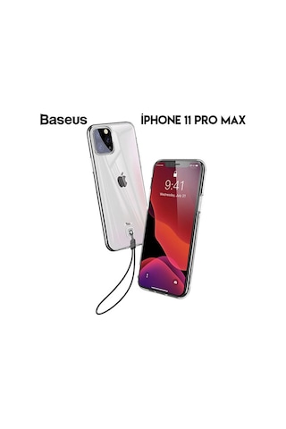 Baseus Transparent Key Apple Uyumlu iPhone 11 Pro Max 6.5Inch (2019) Seffaf S 479214793