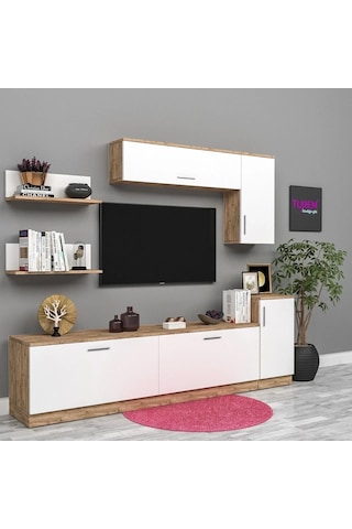Yağmur Tv Ünitesi Mdf Siyah