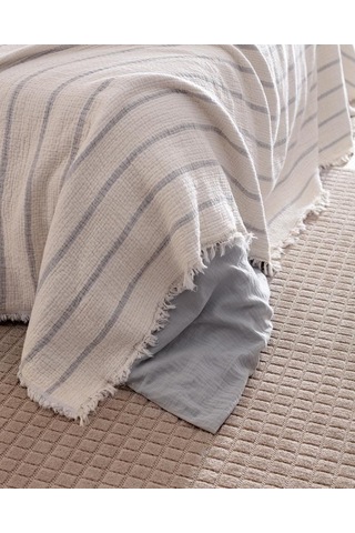 Madame Coco Marguerite 8 Parça Çeyiz Seti Ekru - Gri Gri - Ekru