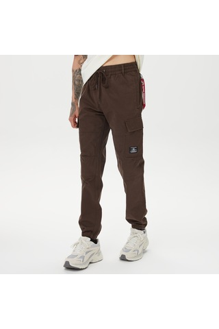 Alpha Industrıes Alpha Industries Cotton Jogger Erkek Kahverengi Pantolon