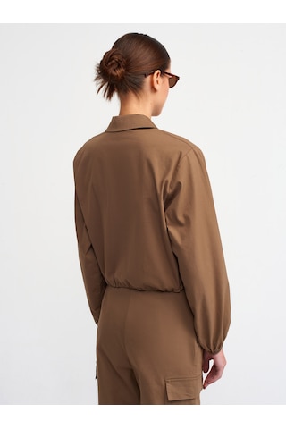 Dilvin Pamuk Ceket Kahve