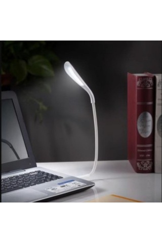 Kompakt Usb Beyaz 14 Ledli 3 Kademeli Dokunmatik Okuma Lambası
