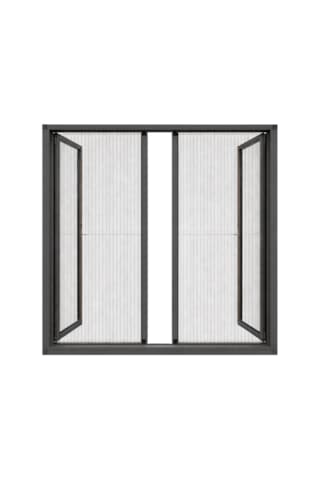 Akordiyon Duble Kapı Sinekliği En:0-140 Cm X Boy:0-240 Cm Demir, Ahşap, Pimapen,alüminyum Uyumlu Çok Renkli