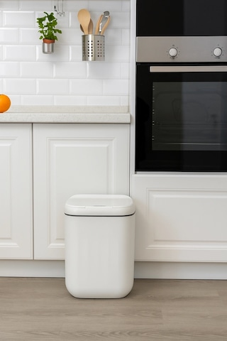 20l Sensörlü Akıllı Antibakteriyel Çöp Kovası Otomatik Kapaklı, Banyo Mutfak 4 Pil Yanında Çok Renkli