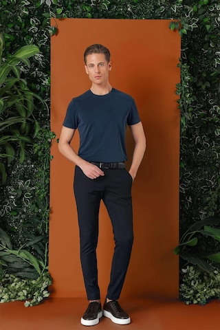 Efor Slim Fit Yan Cep Esnek Pamuk Casual Lacivert Pantolon P 1147 Lacivert