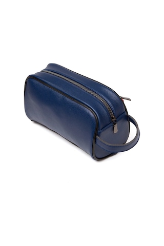 Tuldar Erkek Deri Portföy Clutch Traş Kozmetik Bakım Ve Günlük El Çantası Tul374 Lacivert