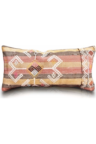 Vintage Kilimli Yastık Kılıfı Pllwrec2457 - 30x60 Vintage Kilimli Yastık Kılıfı Pllwrec2457 - 30x60