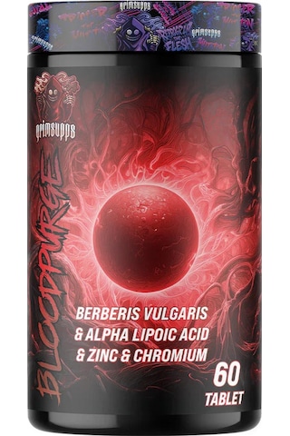 Grimsupps Berberis Vulgaris & Alpha Lipoic & Zinc & Phosphatidylcholine 60 Tablet Aromasız