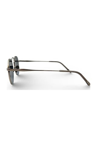 Superstep St 876 C04 49 Unisex Oval Gri Metal Güneş Gözlüğü Gri