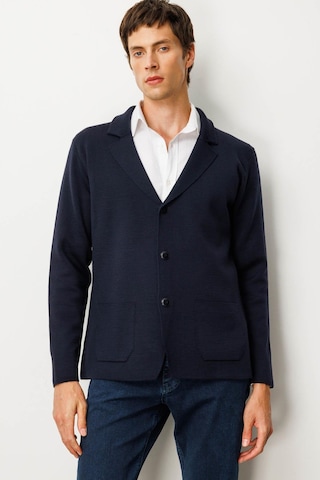 Erkek Cepli Blazer Ceket Lacivert Lacivert