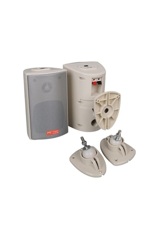 Magicvoice Mv-16 7.5 Cm 30 Watt Komütatörlü Hat Trafolu Beyaz Sütun Hoparlör 2 Li Takım