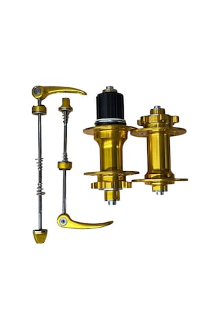 Forte Gt Xbyc 680 Bisiklet Hub Sesli Ön Arka Kaset Göbek Seti 32 Delik 6 Vida Qr Mandal Gold