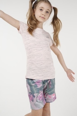 Brz Kids Kız Çocuk Kısa Kollu T-Shirt Pembe