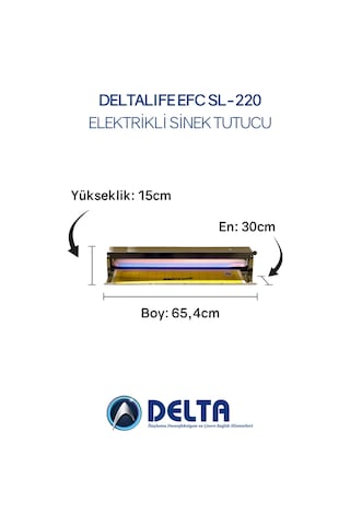 Sinek Öldürücü Ve Güve Öldürücü Uv Lambalı Tavan Tipi Deltalife Sl-220