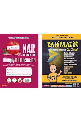Altın Nokta Yayınları 5. Sınıf Matematik Olimpiyatlarına Hazırlık Seti 2 Kitap