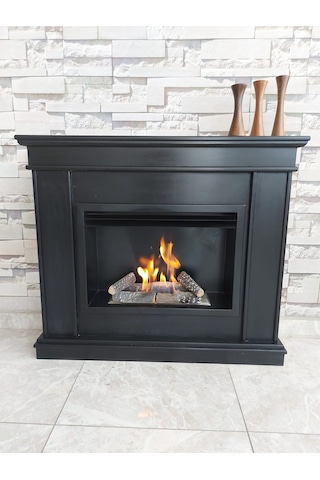 Blueflame Classıcal Black Bacasız Şömine