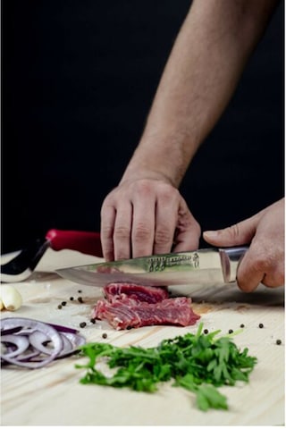 Lazoğlu Sürmene Keskin Kurban Kasap ve Mutfak Bıçak Seti 3'lü Set