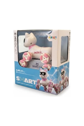 Uzaktan Kumandalı Akıllı Robot Köpek/kedi - 2.4g Sesli Ve Işıklı Hareketli Robot Sh59964