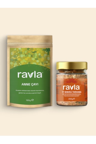 2'li Ürün - Ravla Anne Çayı 120g / Ravla 17 Sebzeli Tarhana 200g