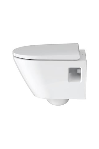 Duravit D-neo Rimless Kanalsız Asma Klozet, Kısa Yavaş Kapanır Kapak Dahil 2587390075 Beyaz