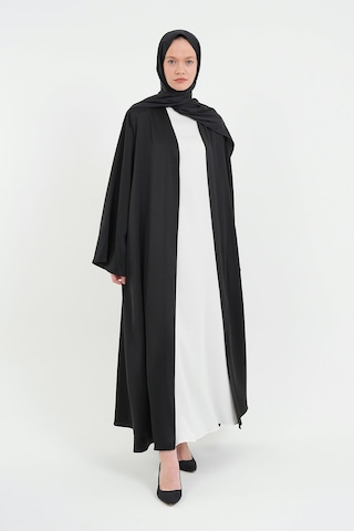 Şakika Kadın Aysaha Abaya Ferace & Şal-145cm Siyah