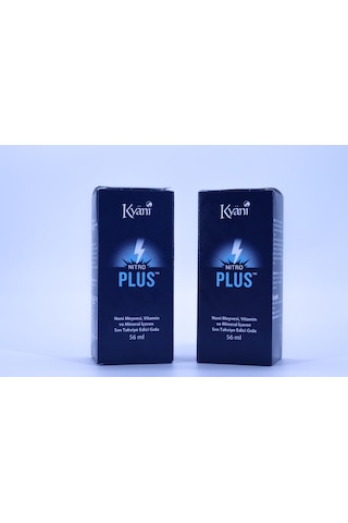Kyani Nitro Plus Noni Meyvesi Vitamin ve Mineral İçeren Takviye Edici Gıda 2 x 56 ML