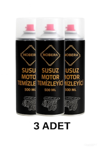 Nobera Susuz Araç Motor Temizleyici 500 Ml 3 Adet