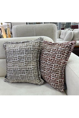 Nivemeshome Elyaf Dolgulu Kırlent 45x45 Lisa 03 Vizon Yeşil