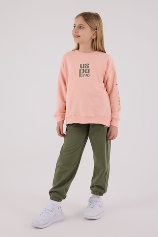 U.S. Polo Assn. Kız Çocuk Turuncu Eşofman Takımı Us2308-c-v2 Turuncu