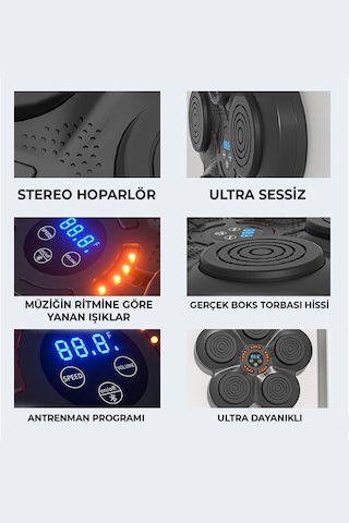 Müzikli Duvar Boks Padi