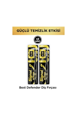 Best Defender Yumuşak Diş Fırçası Güçlü Temizlik Etkisi Fifa 2 Adet