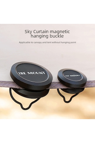 Geeksen Küçük Boylu Kamp Çadır Sabitleyici, Dış Mekan Çekici Mıknatıslı Kanca, Işık Takıcı, Taşınabilir Dışa Aktiviteler İçin Güçlü Tutucu Çok Renkli