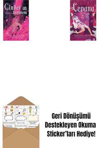 Cinder In Serüveni + Levana + Okuma Sticker'ları