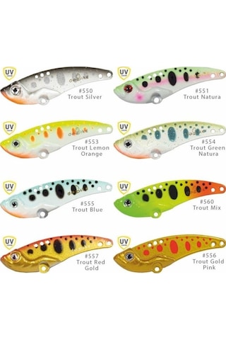 Deeppike Vibrasyon Trout 500 Serisi 5.5cm 13.5gr Vibrasyon Yem