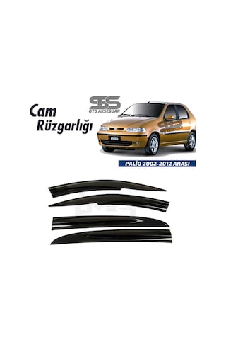 Cam Rüzgarlığı Fiat Palio 2002-2012 Arası Mügen Tip Piano Black