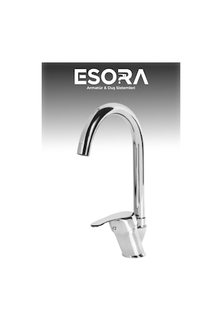 Krom Baston Model Eviye Bataryası Çeşmesi