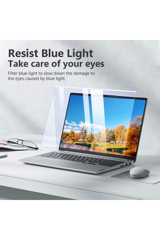 Mufunye 19 İnç 16:10 Monitör Ekran Koruyucu, Mavi Işık Ve Uv Engelleyici, Asma Tipi Göz Koruyucu, Kolay Kurulum, Kırılma Ve Tozdan Koruma