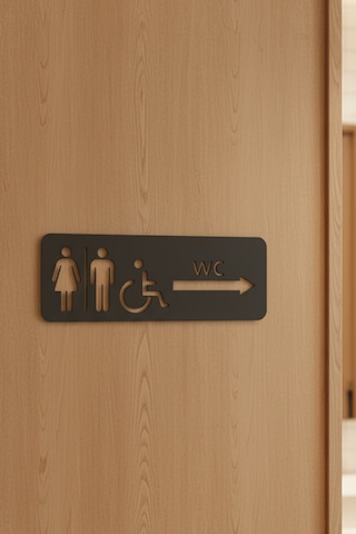 Wc Tabelası, Tuvalet Levhası, Kadın Erkek Tabela, Yönlendirme Levhaları 52