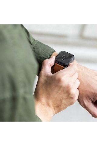 Apple Uyumlu Watch 46mm Grade Hybrid Serisi Şeffaf Kılıf Kasa Ve Ekran Koruyucu 360 Tam Koruma Kapak