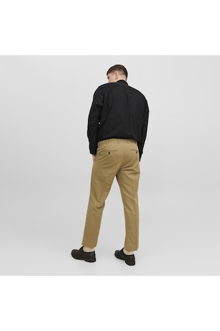 Jack & Jones Büyük Beden Uzun Kollu Gömlek - Joe - 12200623 Siyah