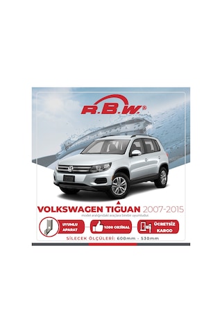 Volkswagen Tiguan Muz Silecek Takımı (2007-2015) RBW Volkswagen Tiguan Muz Silecek Takımı (2007-2015) RBW
