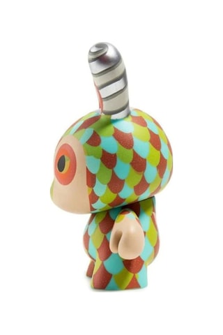 Kidrobot Curly Horned Dunnylope Vinyl Figür Limited Edition Peluş Oyuncak Çok Renkli