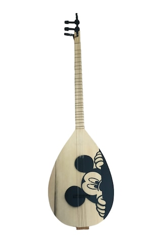 Cura Mickey Mouse Desenli Uzun Sap Çocuk Sazı Tam Set