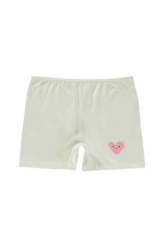 Civil Girls Kalp 2-12 Yaş Kız Çocuk 2'li Boxer - Standart Çok Renkli