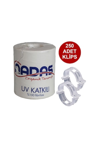 Tarım İpi ve Şeffaf Bitki Klipsi Topraksız Tarım İpi 250