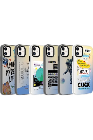 Apple Uyumlu iPhone 11 Desenli Zore Dragon Sert Kapak