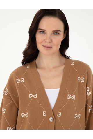 Pierre Cardin Kadın Camel Hırka Triko 50290627-vr015 Camel