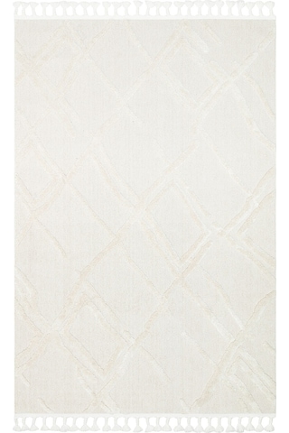 Eko Halı Terazzo Trz 03 White İskandinav Modern Halı